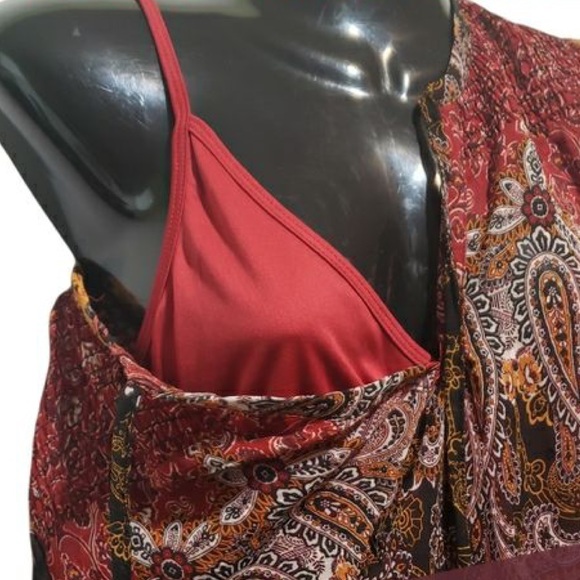 Fig and Flower Paisley Floral Boho Dress - Picture 8 of 10